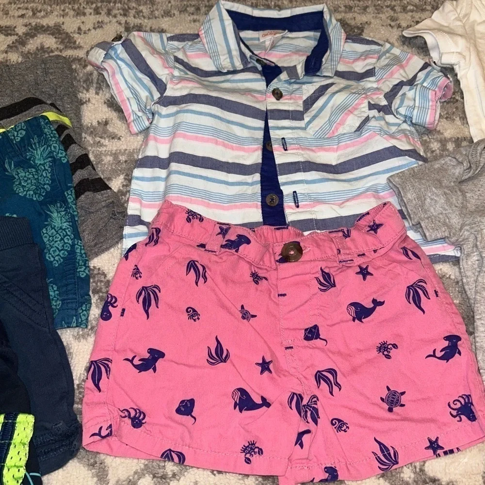 25 Piece Baby Boy Size 12M Spring/Summer Bundle